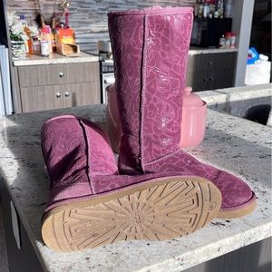 Purple shimmer Ugg Boots